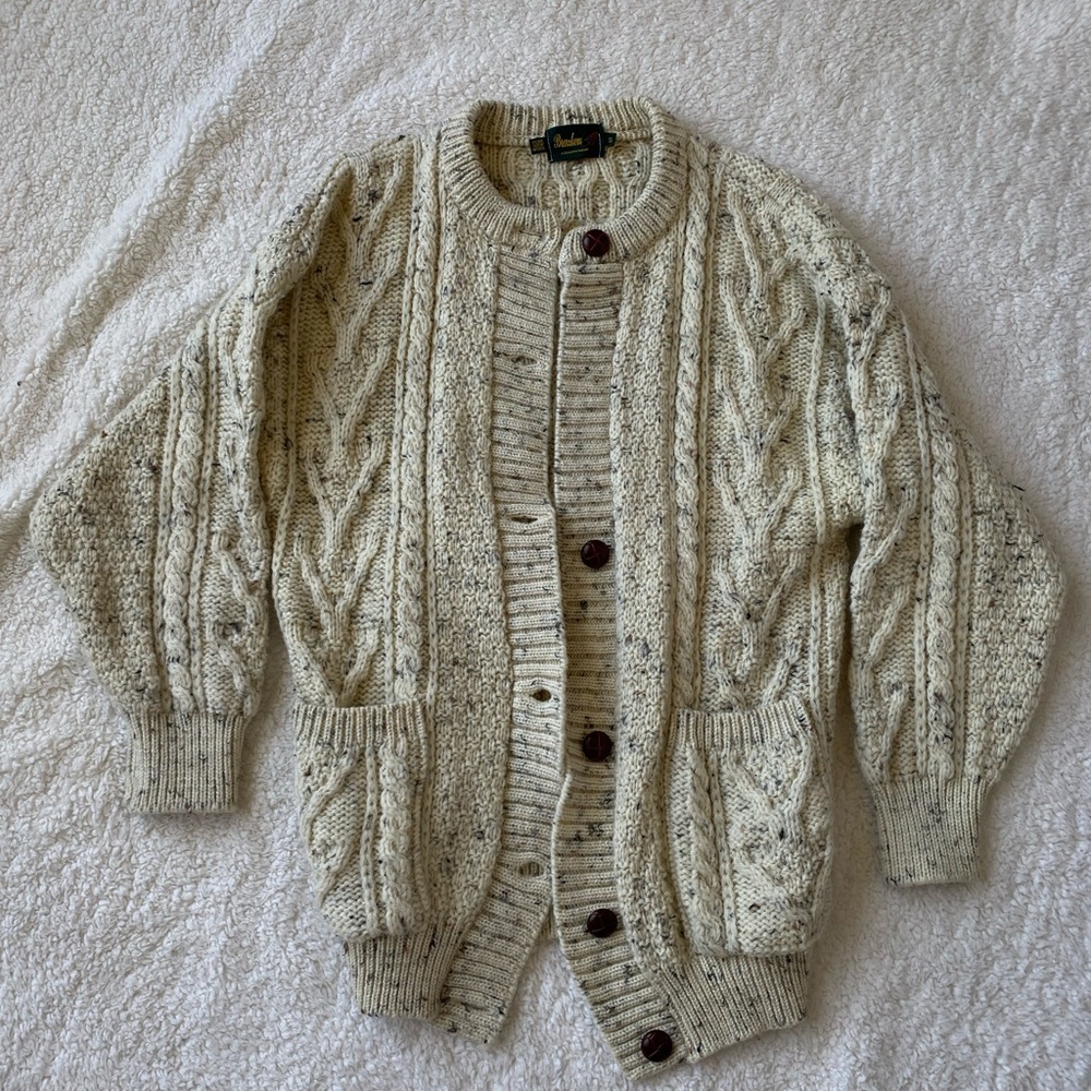 100% Pure Wool Bracken Countrywear Cardigan